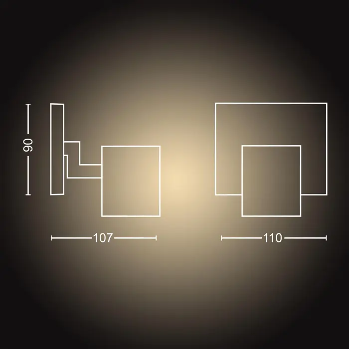 RUNNER PHILIPS HUE LED reflektor EXT. SINGLE SPOT bijeli 1XGU10
