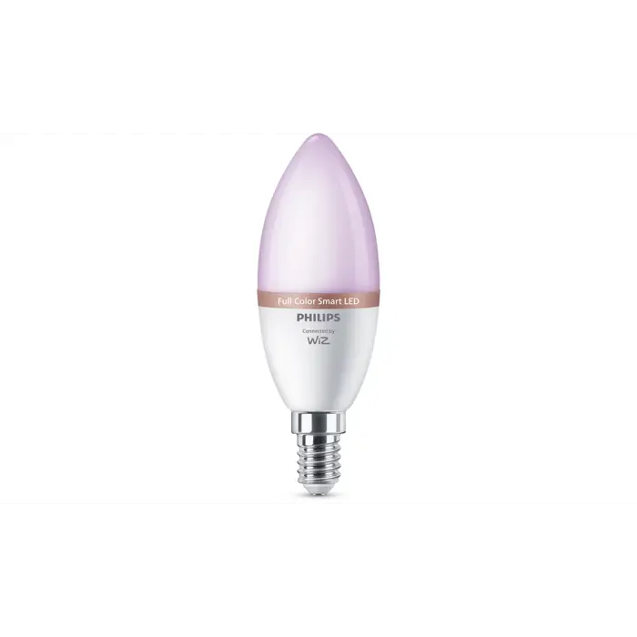 PHILIPS SMART LED žarulja 40W C37 E14 RGB prozirna (470 lm)