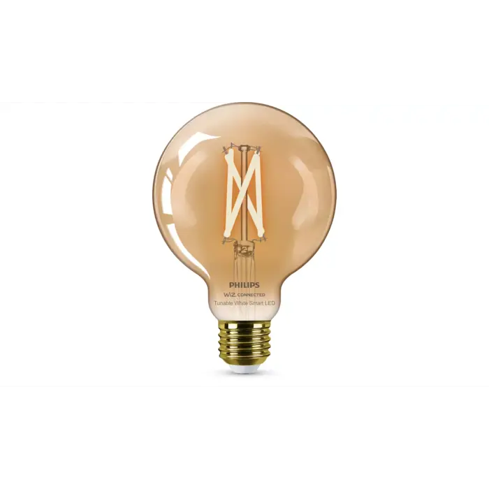 PHILIPS SMART LED žarulja 50W G95 E27 jantar