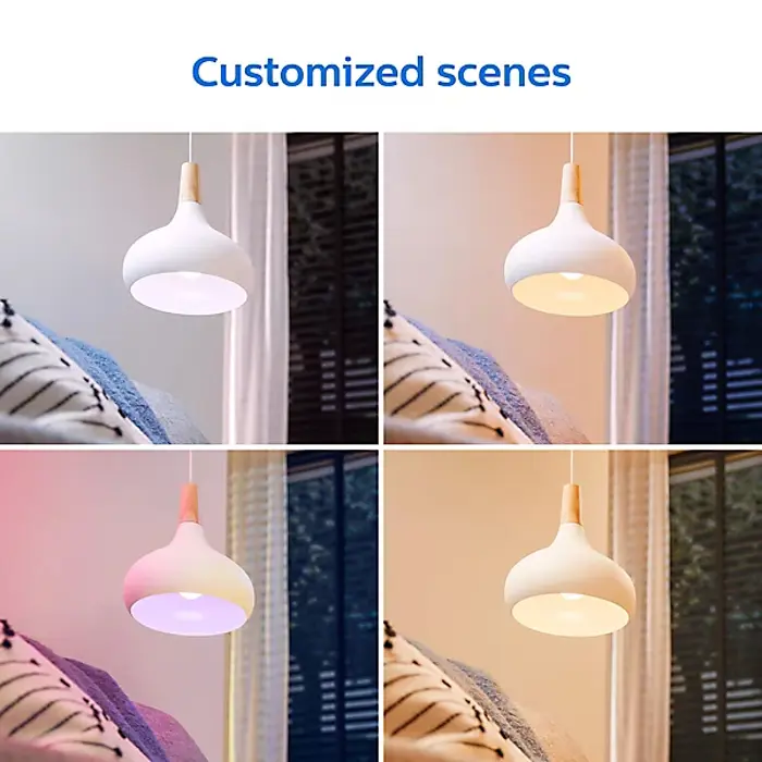 PHILIPS SMART LED žarulja 40W C37 E14 RGB prozirna (470 lm) (set 2 kom)