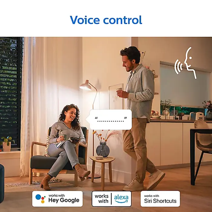 PHILIPS SMART LED žarulja 40W C37 E14 RGB prozirna (470 lm) (set 2 kom)
