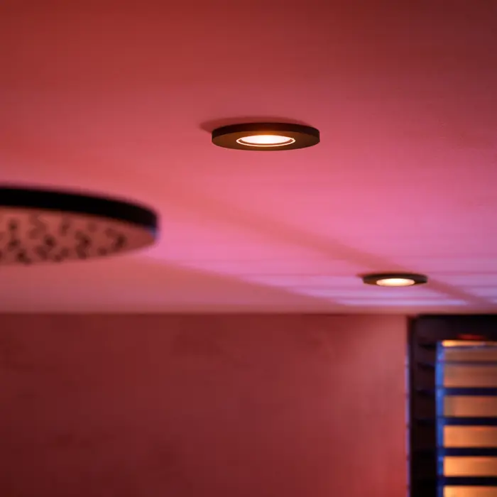 XAMENTO PHILIPS HUE ugradbeni LED downlight crni 1XGU10