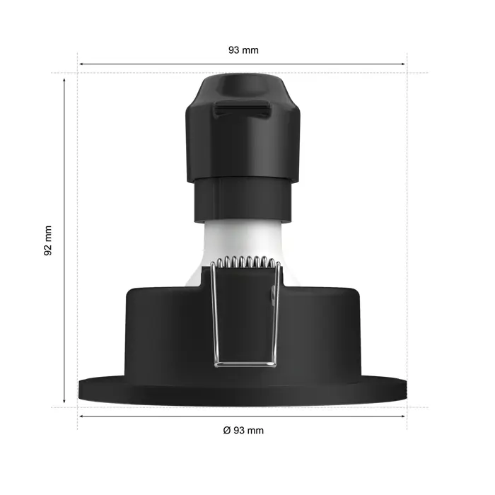 XAMENTO PHILIPS HUE ugradbeni LED downlight crni 1XGU10
