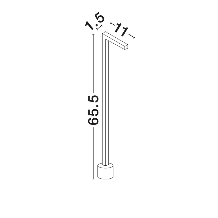 PIPE VANJSKA STAJAĆA SVJETILJKA LED 5Watt 220-240Volt 188Lm 3000K IP65 SMEĐA