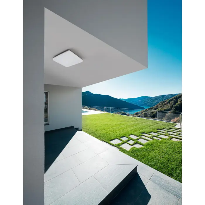 PLAFONJERA TOMMY LED 24W/3000K/1920lm/28x28x6cm/ IP54 ANTRACIT