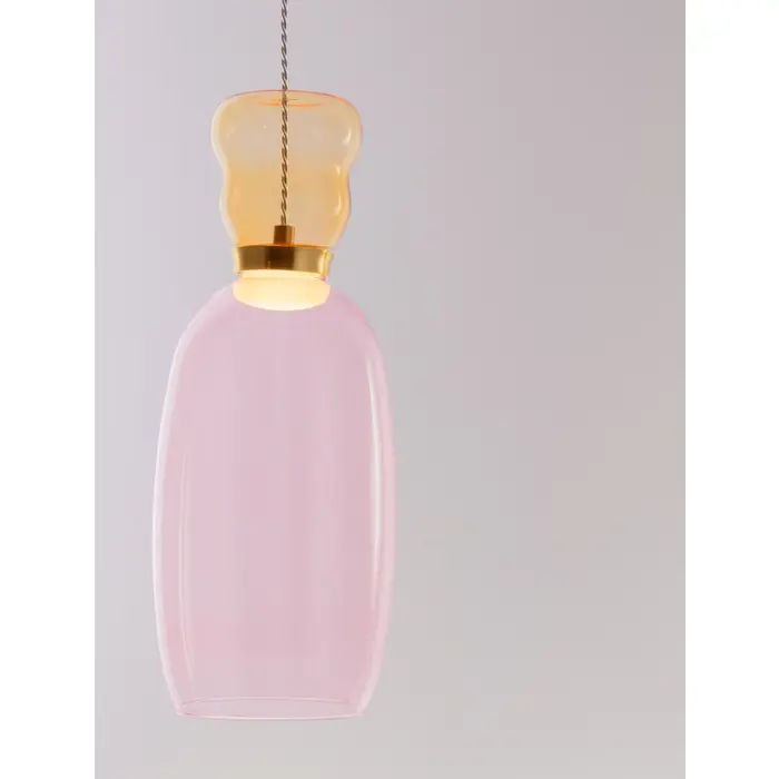 PLUMA VISILICA LED /3000K/9W/914Lm/ZLATNA YELLOW & PINK