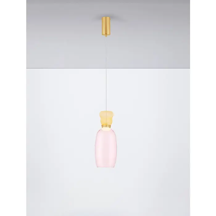 PLUMA VISILICA LED /3000K/9W/914Lm/ZLATNA YELLOW & PINK