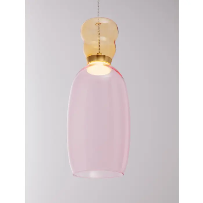 PLUMA VISILICA LED /3000K/9W/914Lm/ZLATNA YELLOW & PINK