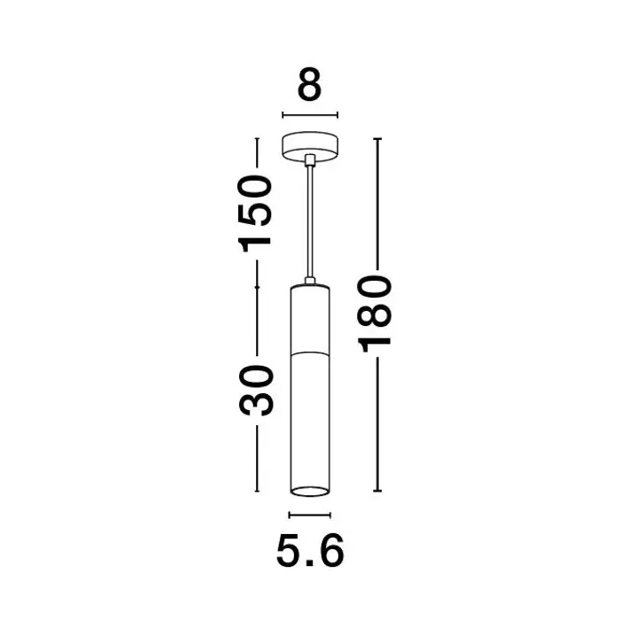 PONGO VISILICA GU10 1x10 Watt IP20 220-240 Volt