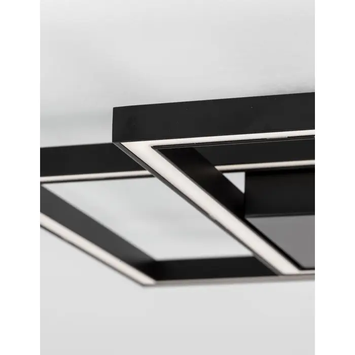 PORTO PLAFONSKA SVJETILJKA LED 19W/3000K/1342lm/IP20/CRNA