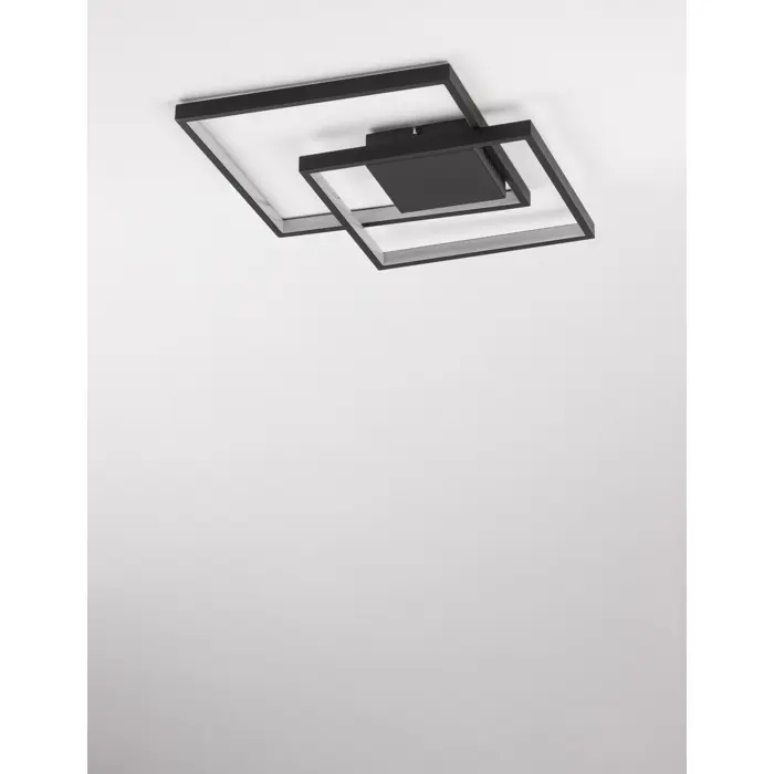 PORTO PLAFONSKA SVJETILJKA LED 30W/3000K/2030lm/DIMM/IP20/CRNA