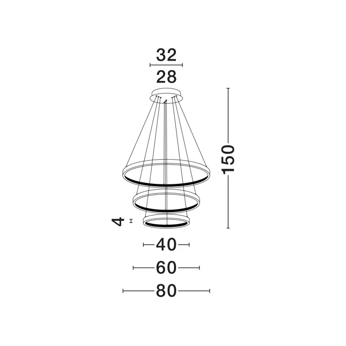 PRESTON VISILICA LED 112W/3000K/4731lm/DIMM/IP20/ANTIQUE ZLATNA