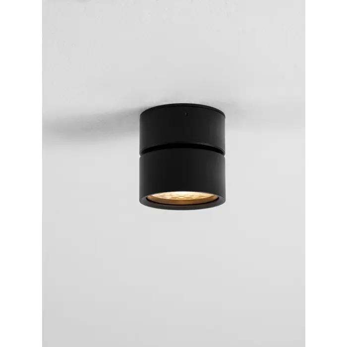 PULL ZIDNA LAMPA LED CRNA 12W 1464lm 3000K IP20
