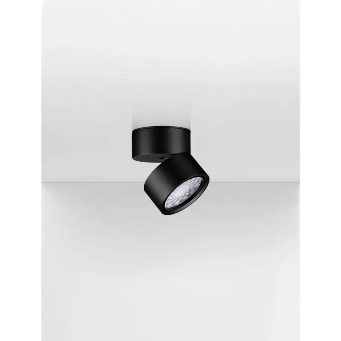 PULL ZIDNA LAMPA LED CRNA 12W 1464lm 3000K IP20