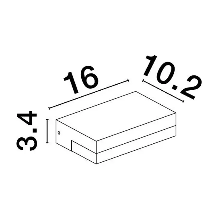 PURE VANJSKA ZIDNA SVJETILJKA LED 6W/3000K/299lm/IP65/ANTRACIT