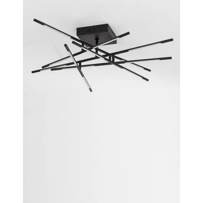 RACCIO PLAFONSKA SVJETILJKA LED 59W/3000K/4195lm/DIMM/IP20/CRNA
