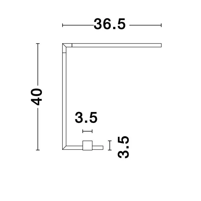 RACCIO STOLNA LAMPA LED 5W/3000K/377lm/IP20/MESING ZLATNA