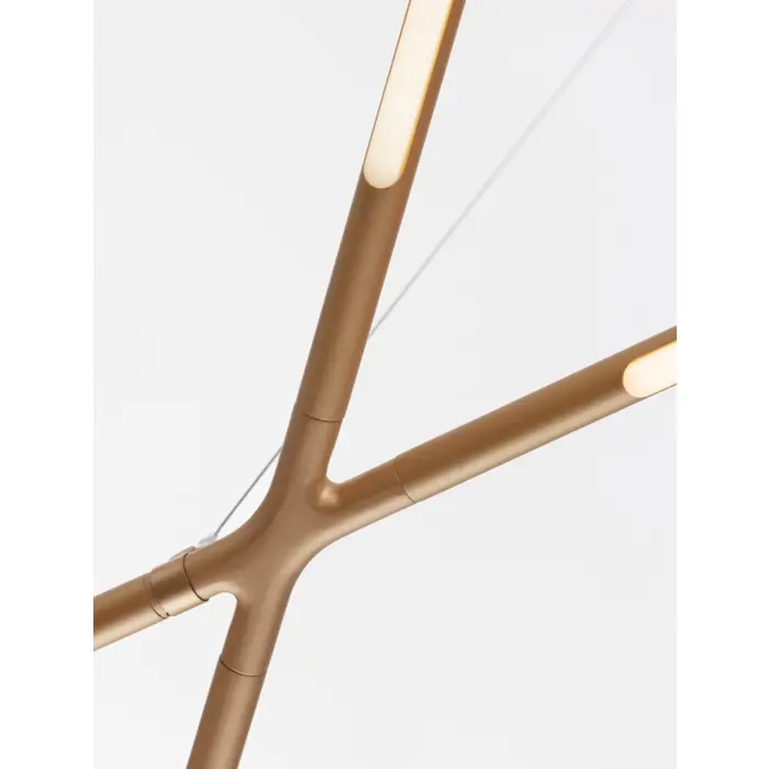 RACCIO VISILICA LED 27W/3000K/1491lm/DIMM/IP20/MESING ZLATNA
