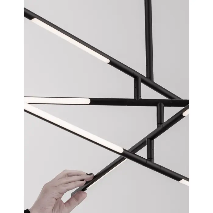 RACCIO VISILICA LED 48W/3000K/3633lm/DIMM/IP20/CRNA