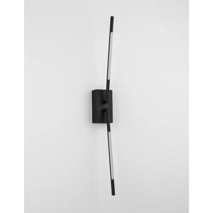 RACCIO ZIDNA LAMPA LED 11W/3000K/500lm/IP20/CRNA