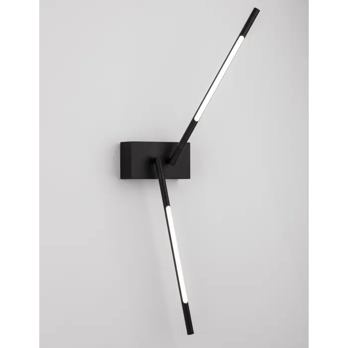 RACCIO ZIDNA LAMPA LED 11W/3000K/500lm/IP20/CRNA