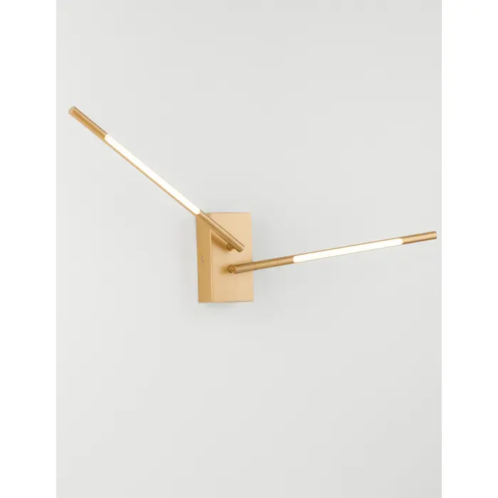 RACCIO ZIDNA LAMPA LED 11W/3000K/532lm/IP20/MESING ZLATNA