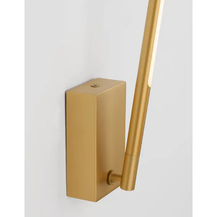 RACCIO ZIDNA LAMPA LED 6W/3000K/426lm/IP20/MESING ZLATNA