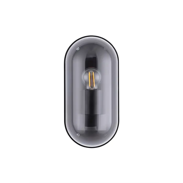 RAFIC ZIDNA LAMPA E27 IP65 CRNA