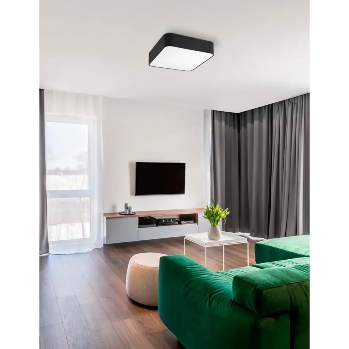 RAGU PLAFONSKA SVJETILJKA E27 IP20/CRNA