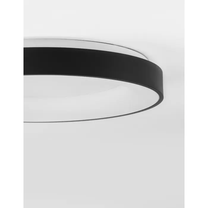 RANDO THIN PLAFONSKA SVJETILJKA LED 50W/3000K/2864lm/DIMM/IP20/CRNA