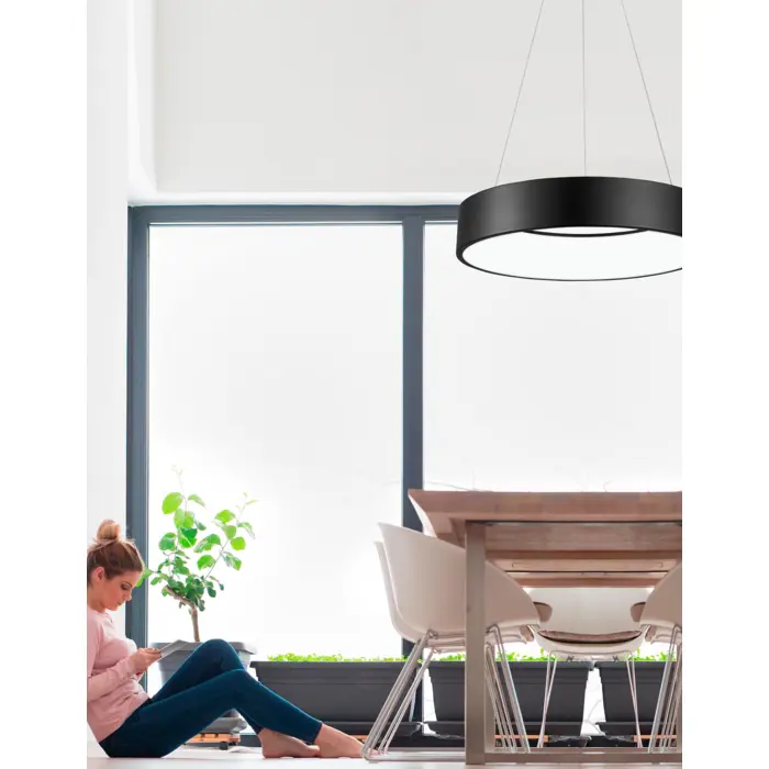 RANDO VISILICA LED 42W/3000K/3010lm/IP20/CRNA
