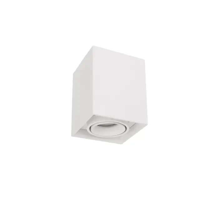 RENDE NADGRADNA SVJETILJKA BIJELA GU10 1x10 Watt IP20 AC220-240 Volt