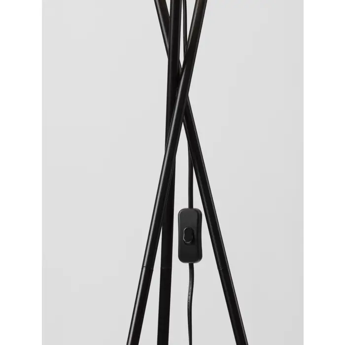 RETRO STAJAĆA LAMPA E27 /IP20/CRNA