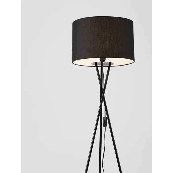 RETRO STAJAĆA LAMPA E27 /IP20/CRNA