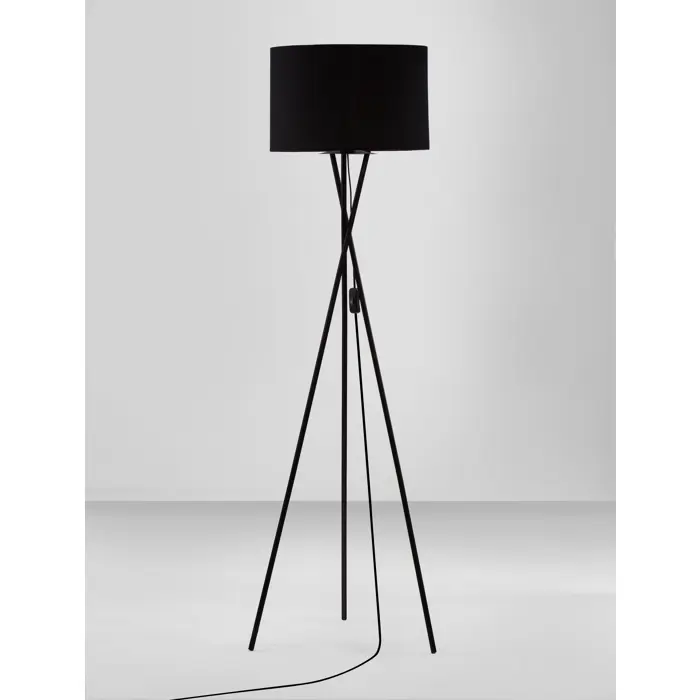 RETRO STAJAĆA LAMPA E27 /IP20/CRNA