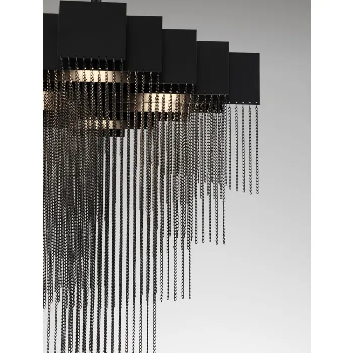 REVIA LED LUSTER CRNI 28W IP20 3000K
