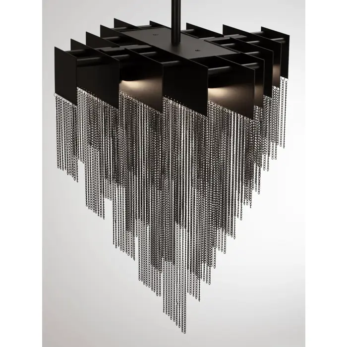 REVIA LED LUSTER CRNI 28W IP20 3000K