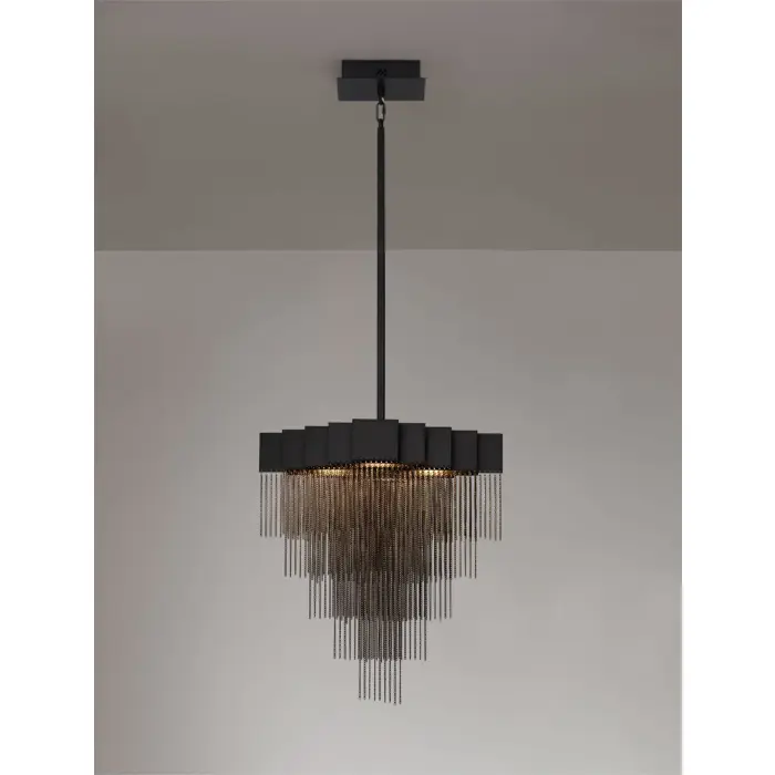 REVIA LED LUSTER CRNI 28W IP20 3000K