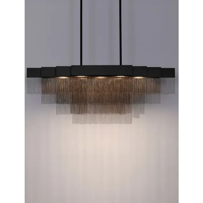 REVIA LED LUSTER CRNI 46W IP20 3000K