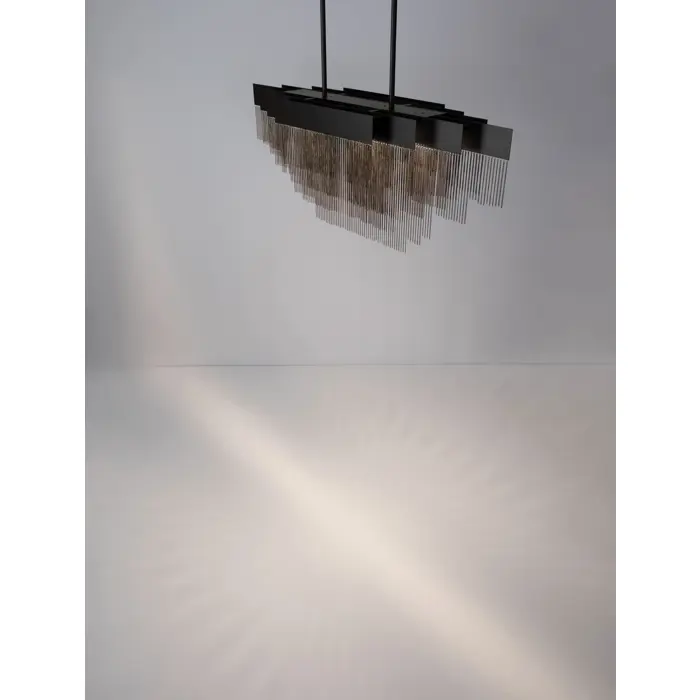 REVIA LED LUSTER CRNI 46W IP20 3000K