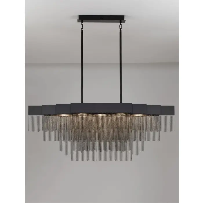 REVIA LED LUSTER CRNI 46W IP20 3000K