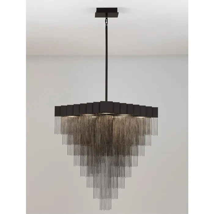 REVIA LED LUSTER CRNI 79W IP20 3000K
