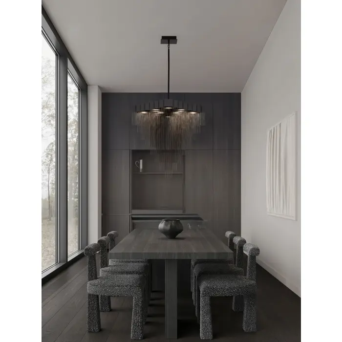 REVIA LED LUSTER CRNI 79W IP20 3000K