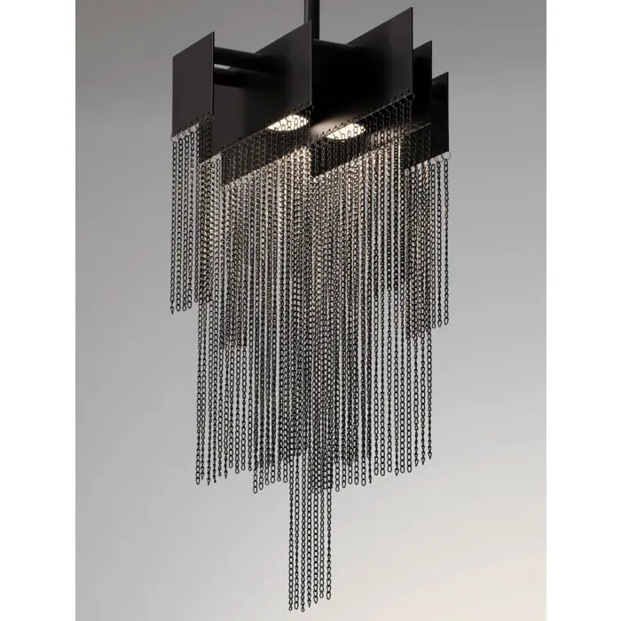 REVIA LED LUSTER CRNI 8W IP20 3000K