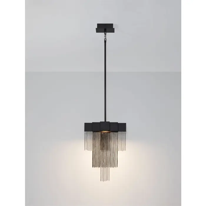 REVIA LED LUSTER CRNI 8W IP20 3000K