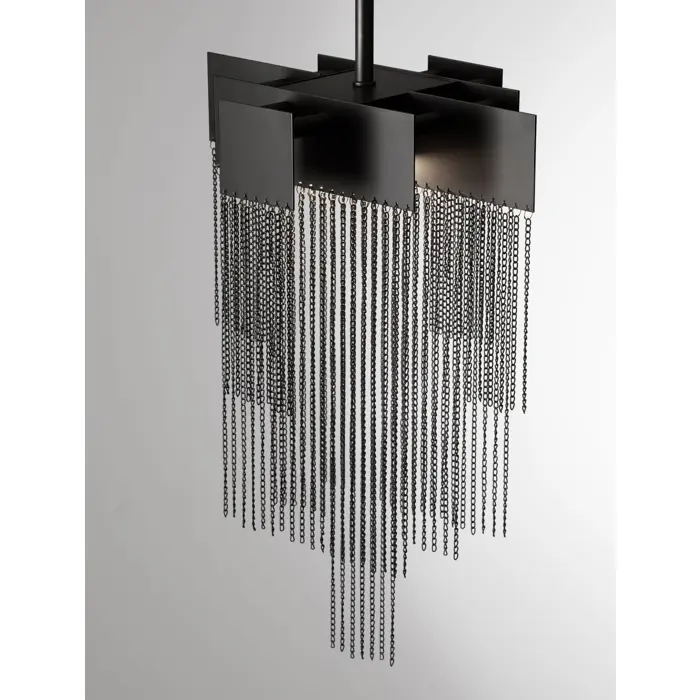 REVIA LED LUSTER CRNI 8W IP20 3000K