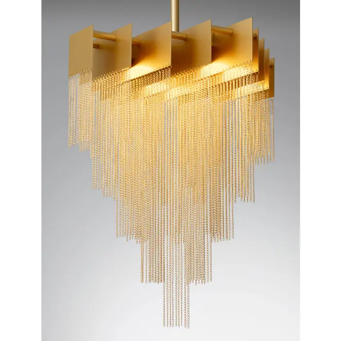 REVIA LED LUSTER ZLATNI 28W IP20 3000K