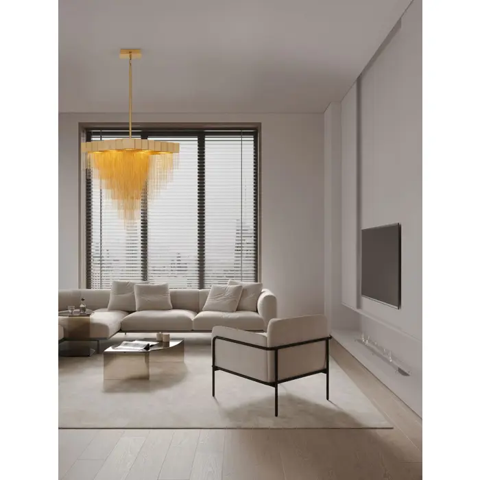 REVIA LED LUSTER ZLATNI 79W IP20 3000K