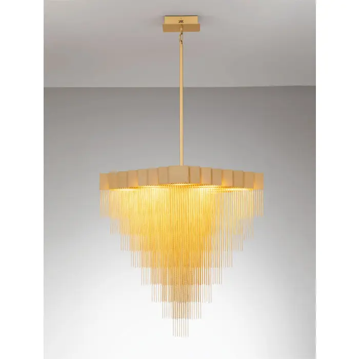REVIA LED LUSTER ZLATNI 79W IP20 3000K