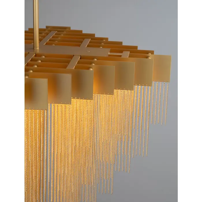 REVIA LED LUSTER ZLATNI 79W IP20 3000K